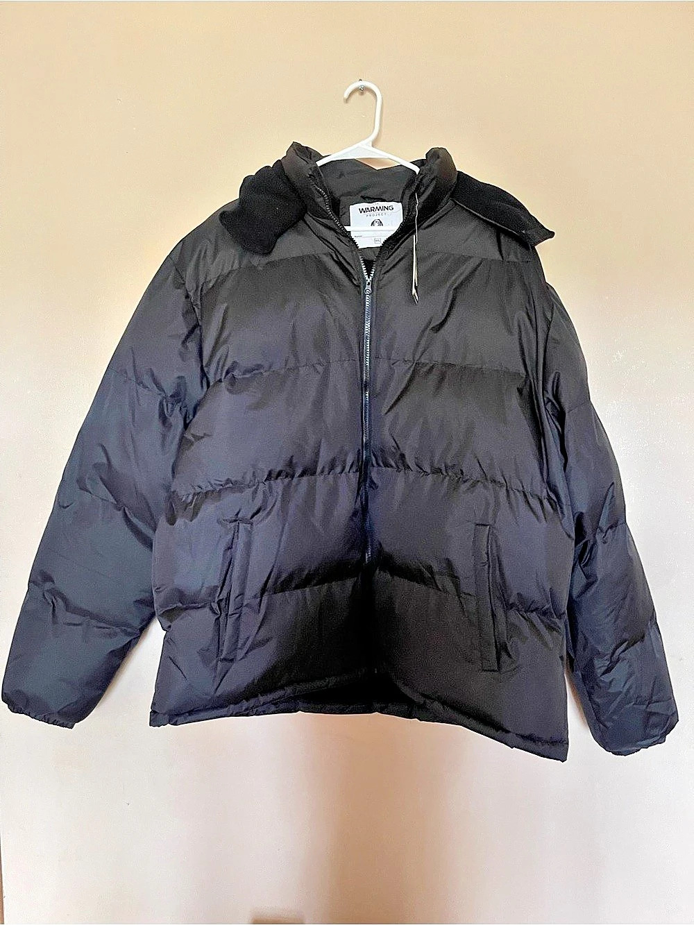 The Warming Project Black Puffer Jacket Size 4XL NWT